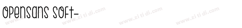 opensans soft字体转换